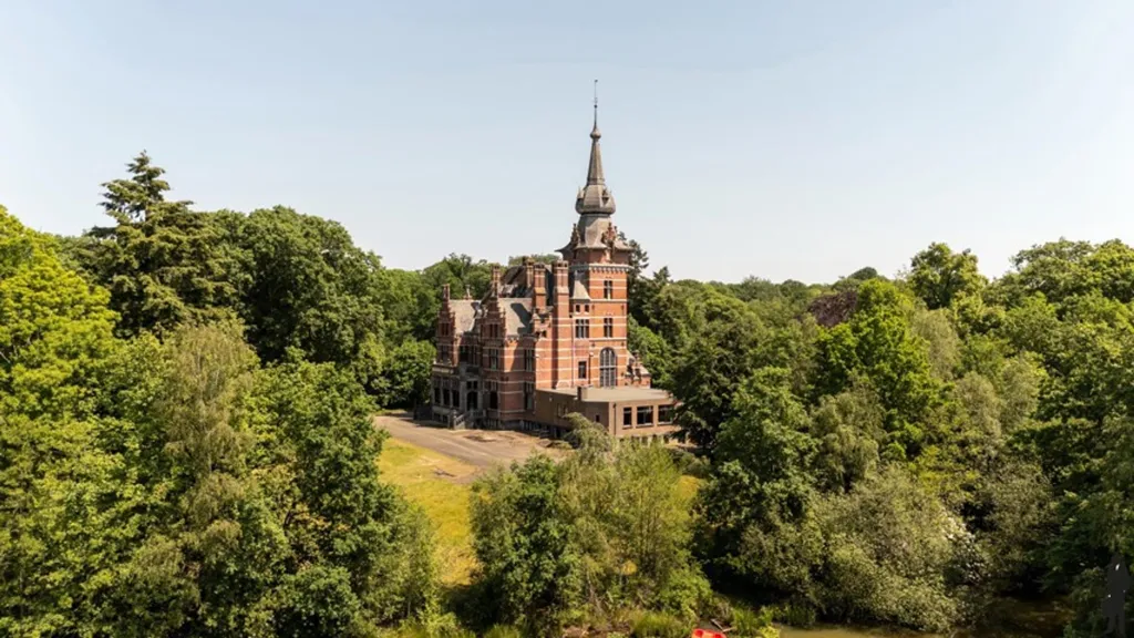 Vista aerea - Historic Château with Park in Retie