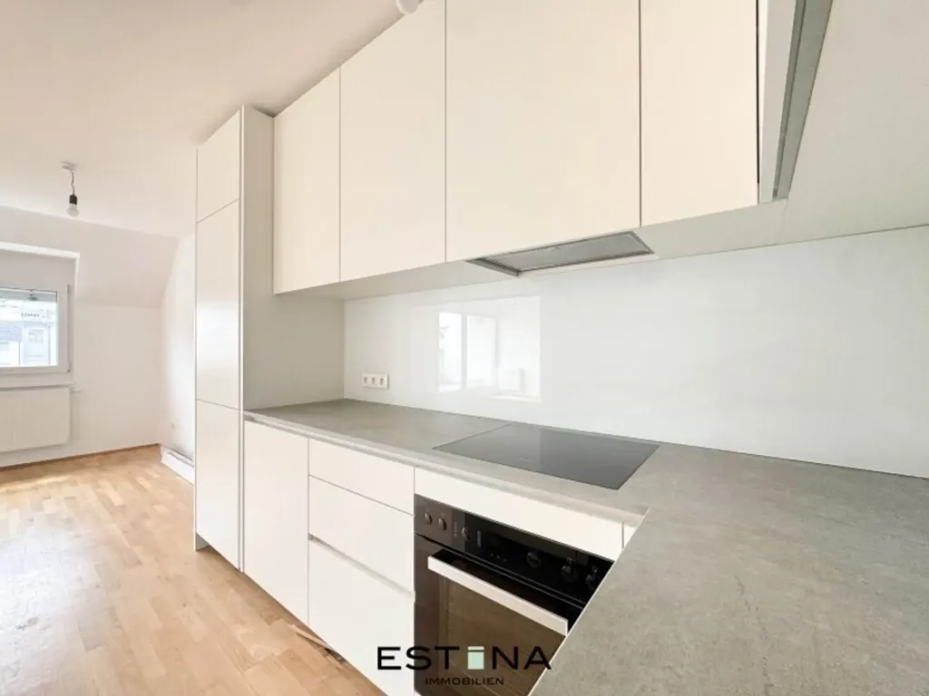 Kitchen - Apartment with Sunny Terrace in Mariahilf