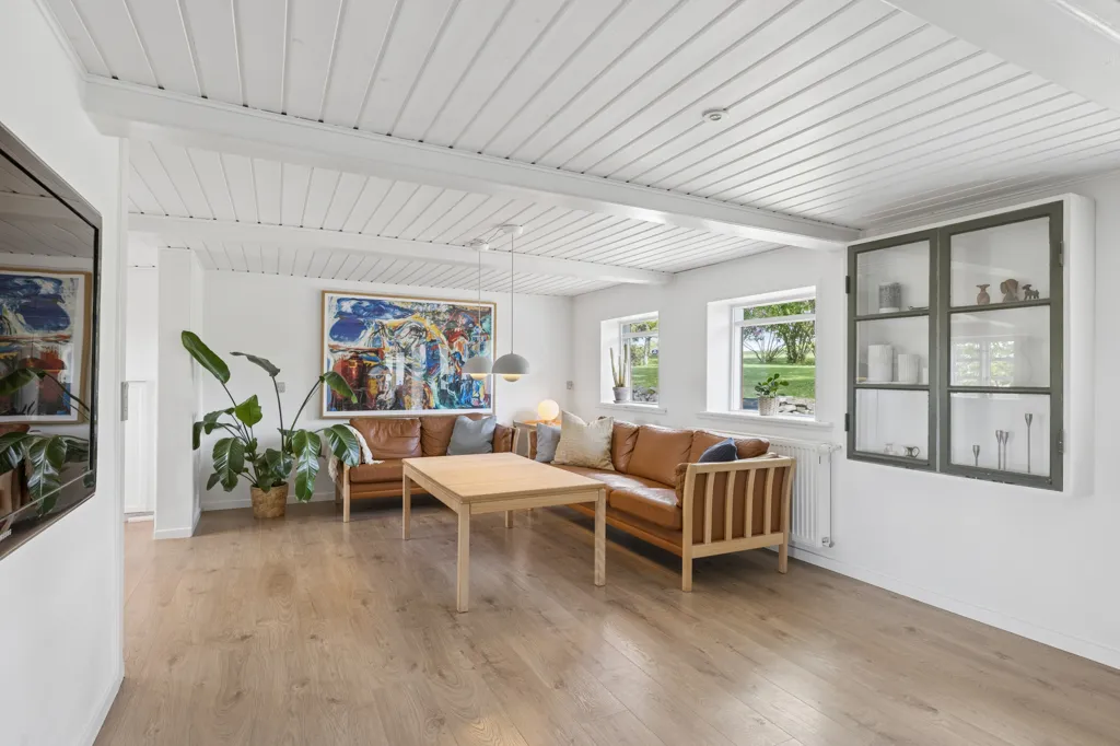 Soggiorno - Modernised Farmhouse with Private Lake in Stenstrup