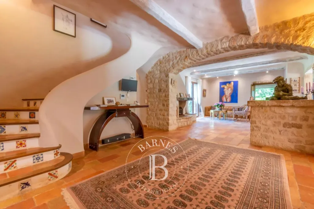 Living Room - 14-room house in Roquefort-les-Pins