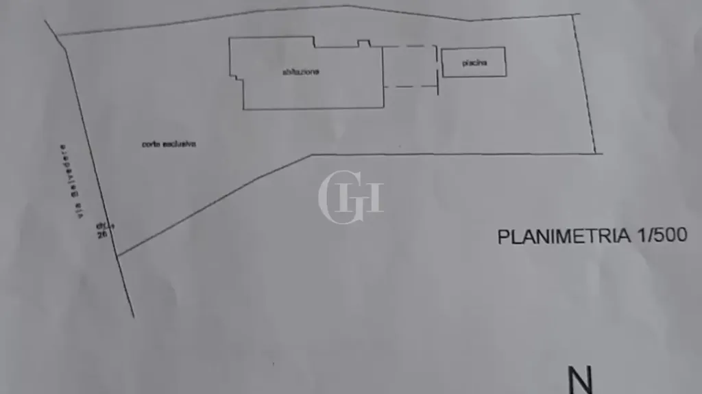Plan - Villa with Private Garden and Pool in Gardone Riviera