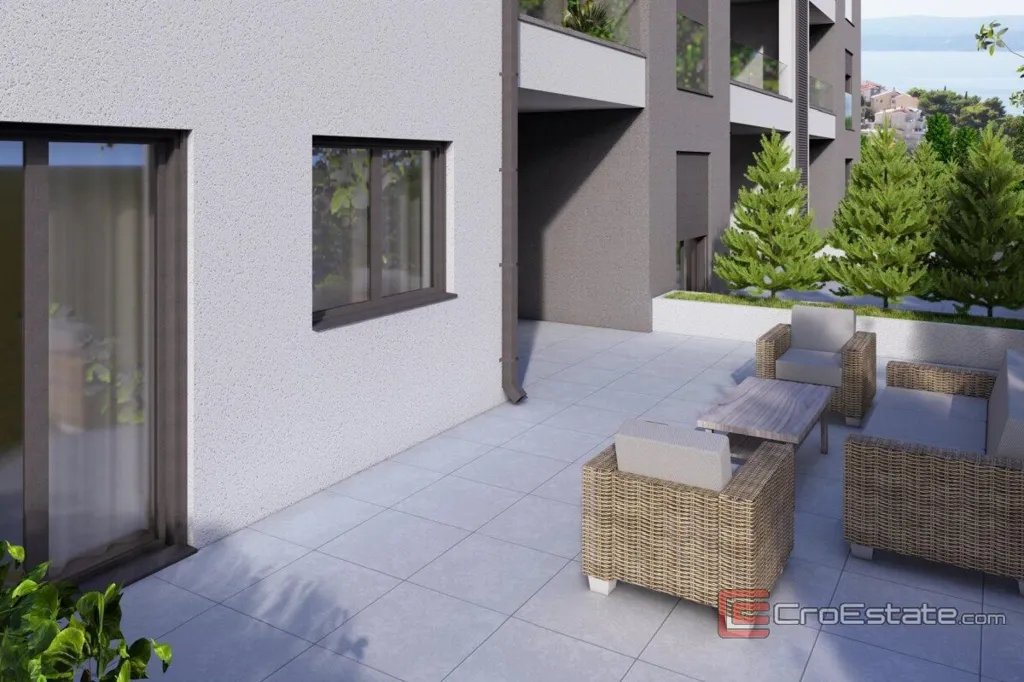 Modern Ground Floor Apartment with Sea View in Omis