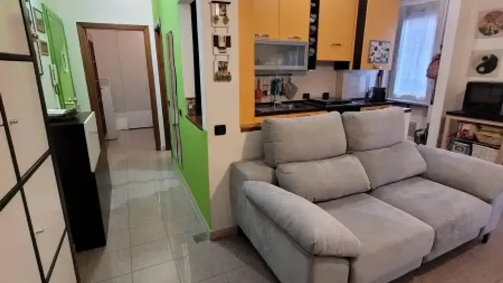 Séjour - Rusticated Two-Bedroom Apartment in Quinto Romano, Milan