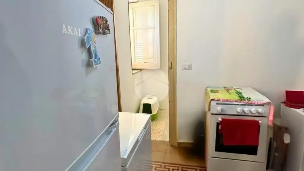Köök - Bright Bilocale with Garden View in Palermo