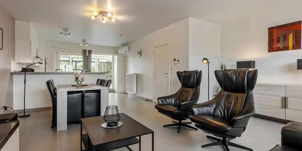 Soggiorno - Duplex Apartment with Veranda in Riemst