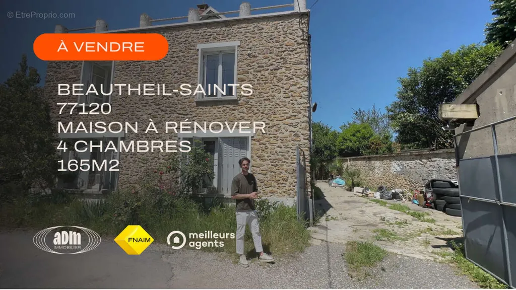 Extérieur - Maison à Rénover avec Jardin à Beautheil-Saints
