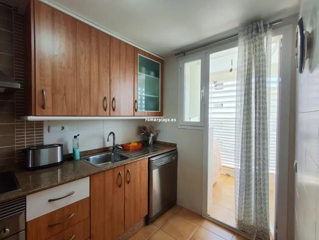 Köök - Apartment with Pool in Dénia Beach