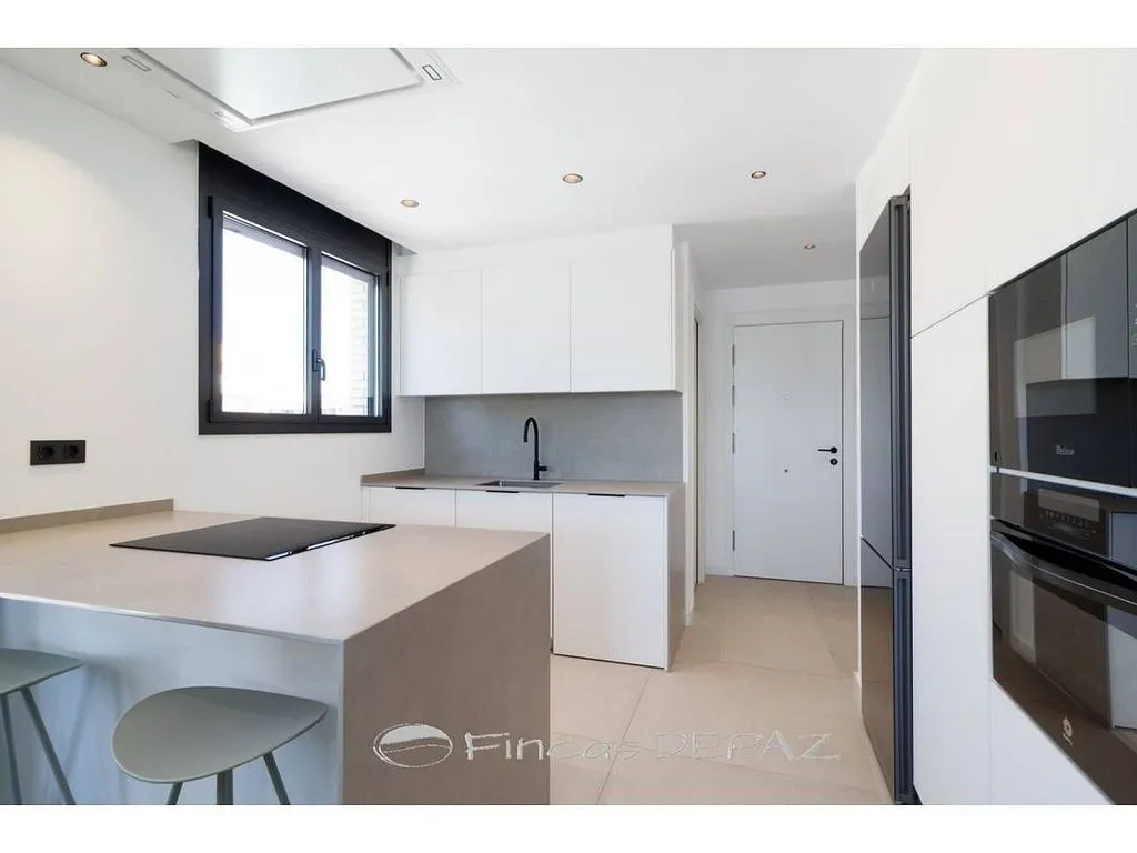 Cucina - Apartment with Sea View on Passeig Marítim