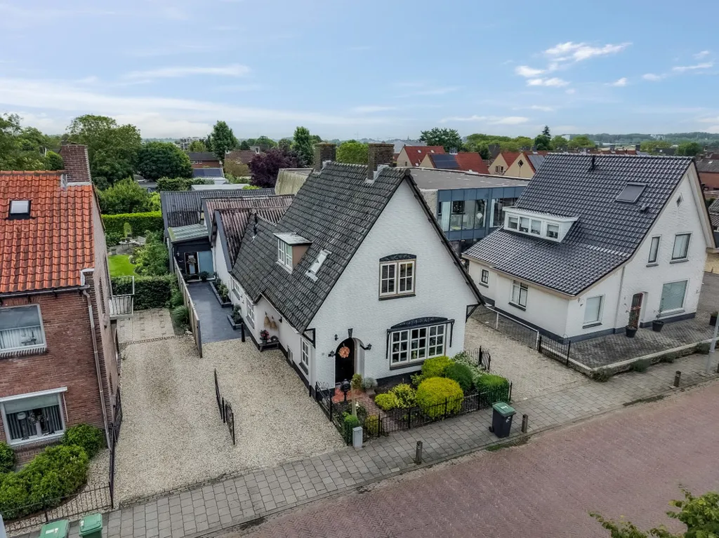 Vue aérienne - Dual Dwelling with Office Space in Ochten