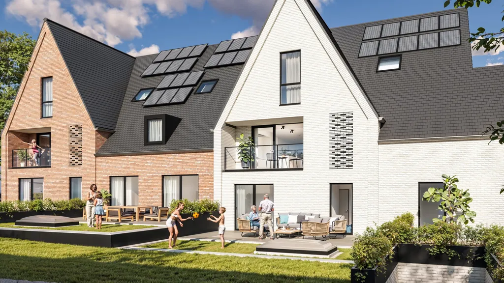 Duplex Apartment with Market View in Dilbeek