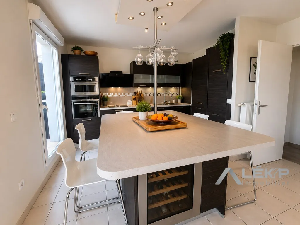 Cuisine - Penthouse avec terrasse à Créteil