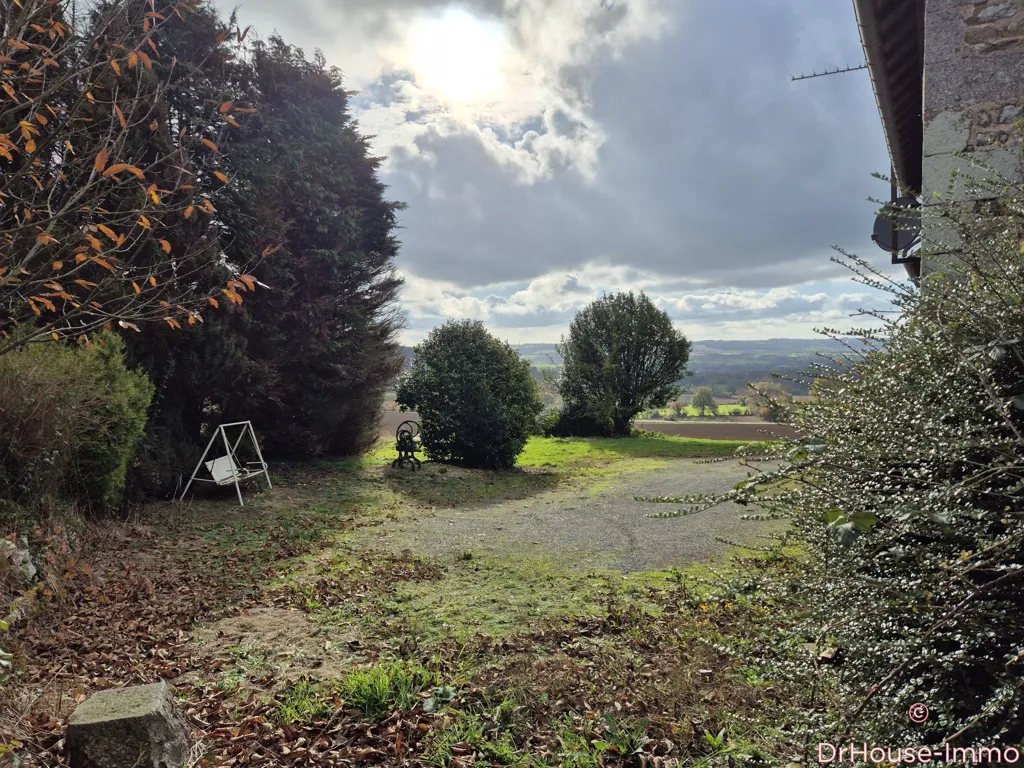 Jardin - Maison en Pierres avec Vue Campagne à Saint-Pois