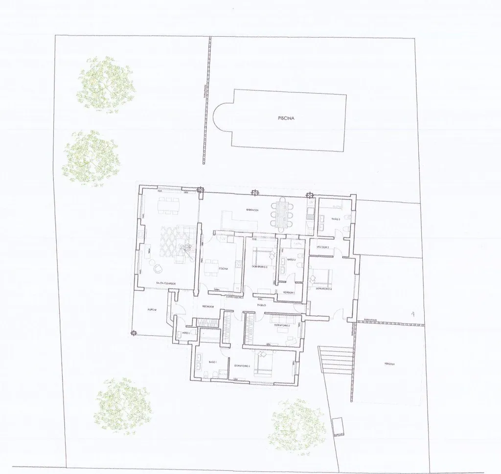 Plaan - Traditional Finca with Forest View in Santa Eulalia