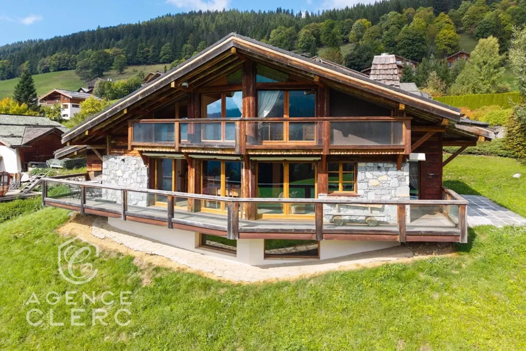 Vista aerea - Chalet with Ski Access near La Clusaz