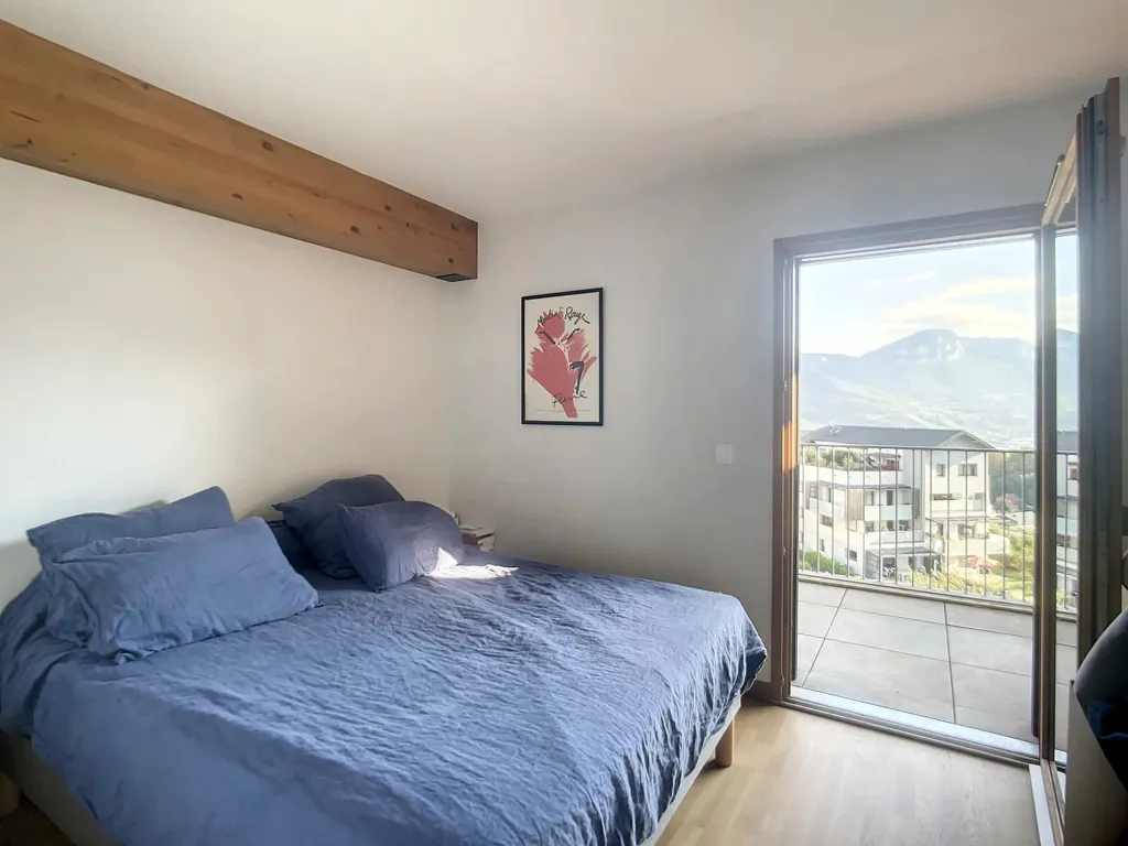 Chambres - Appartement T4 avec Terrasse et Vue Montagnes à Bellecombe