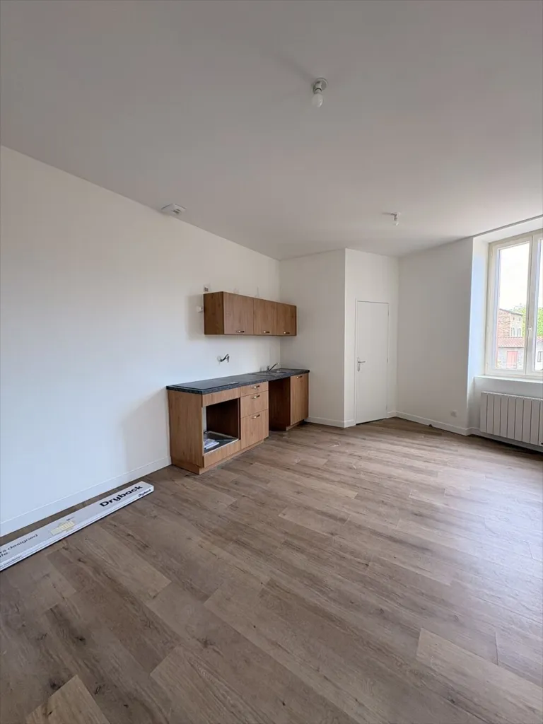 Cuisine - Appartement rénové avec séjour spacieux à l'Arbresle