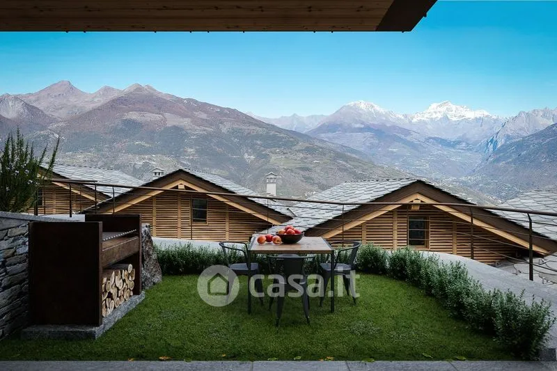 Terrass - Chalet with Mountain View in Gressan