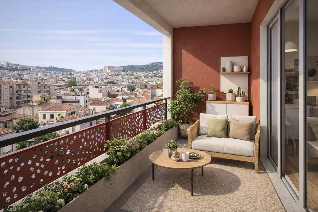Balcone - New Studio in La Timone, Marseille