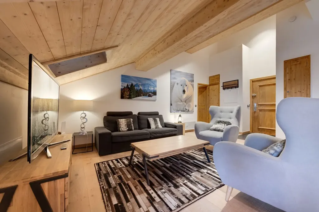 Elutuba - Luxury 2-Bed Flat with Balcony in Les Arcs