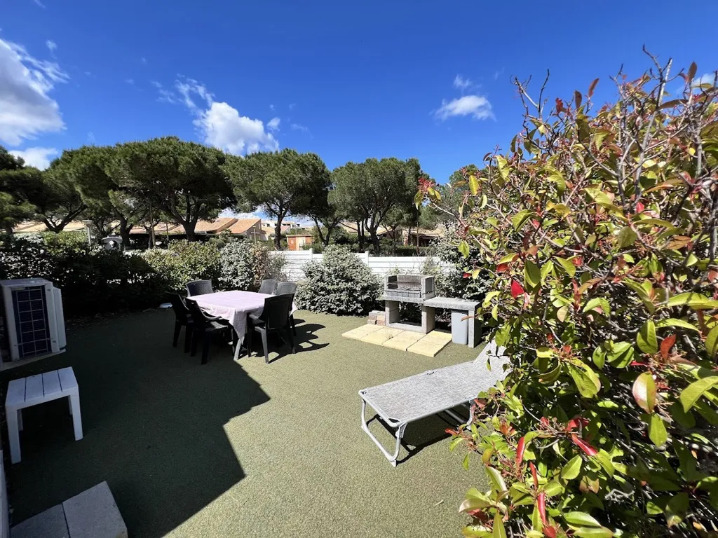 Terrasse - Pavillon T2 avec Terrasse et Vue Mer près de la Garrigue