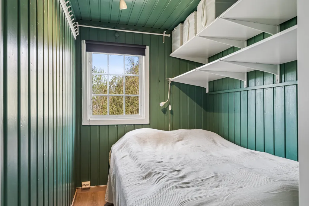 Bedrooms - Charming Cottage with Ski Access in Hurdal