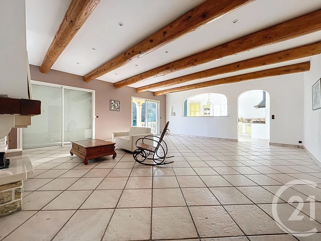 Wohnzimmer - Villa with Pool and Terrace in Tresques