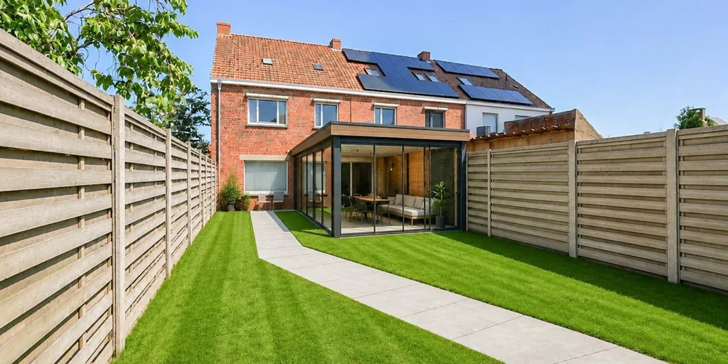 Giardino - Corner House to Renovate in Izegem