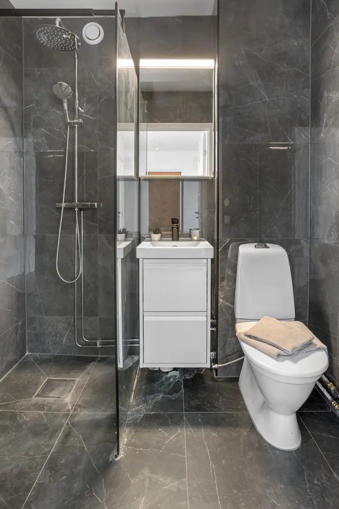 Bagni - Apartment with South-Facing Balcony in Trelleborg