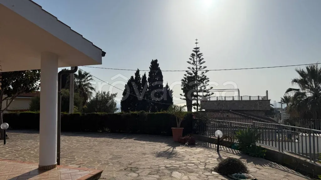 Terrasse - Villa with Sea View in Ricadi
