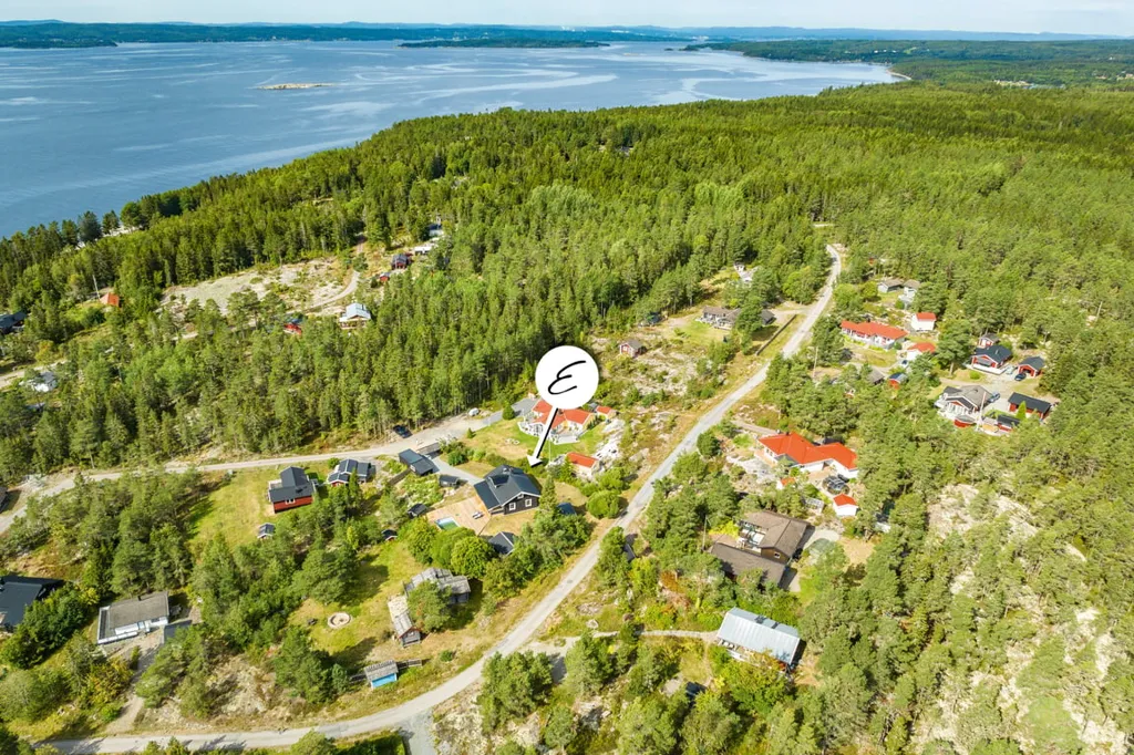 Õhuvaade - Timmerhus with Pool in Åstön
