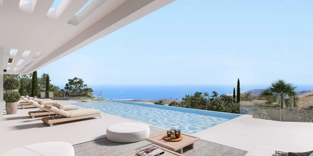 Piscina - Luxury Villa with Sea View in Mijas Costa