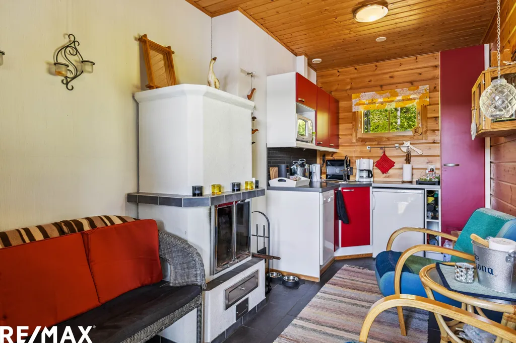 Soggiorno - Geothermal House with Private Beach in Taipalsaari