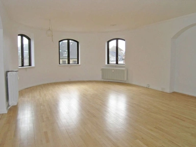 Living Room - Spacious Flat with Church Square View in Midtown