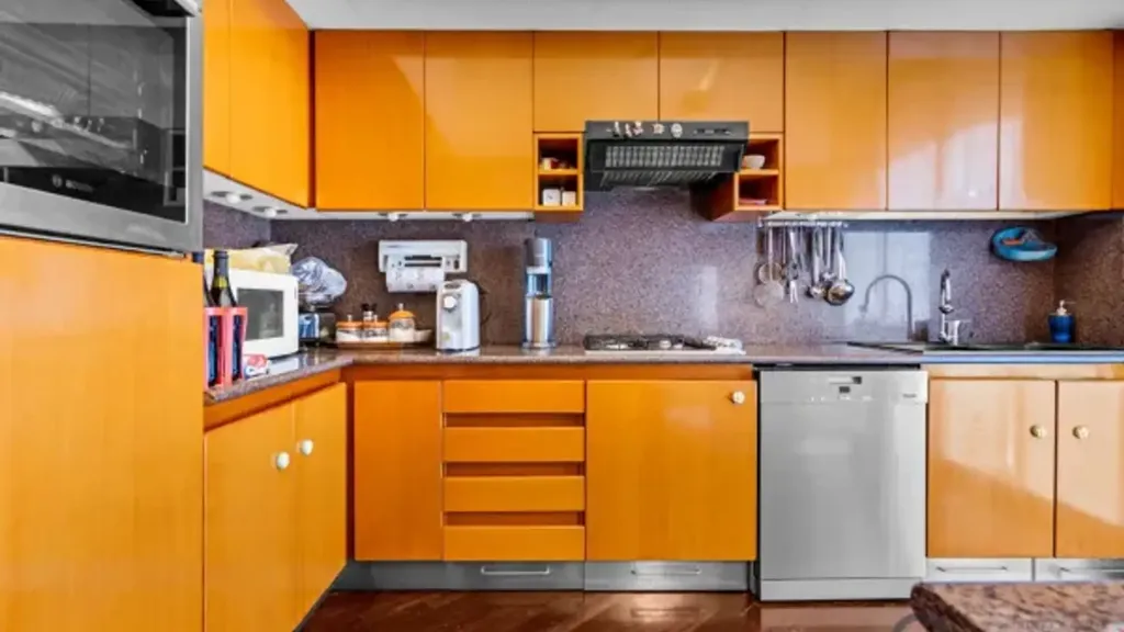 Köök - 3-Bedroom Apartment with Balcony in Milan