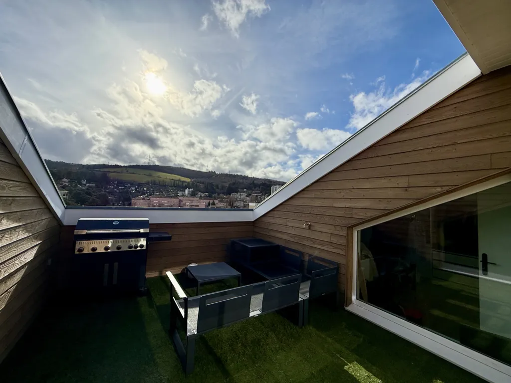 Terrasse - Appartement avec Tropezienne et Terrasse Sud à Saint-Étienne