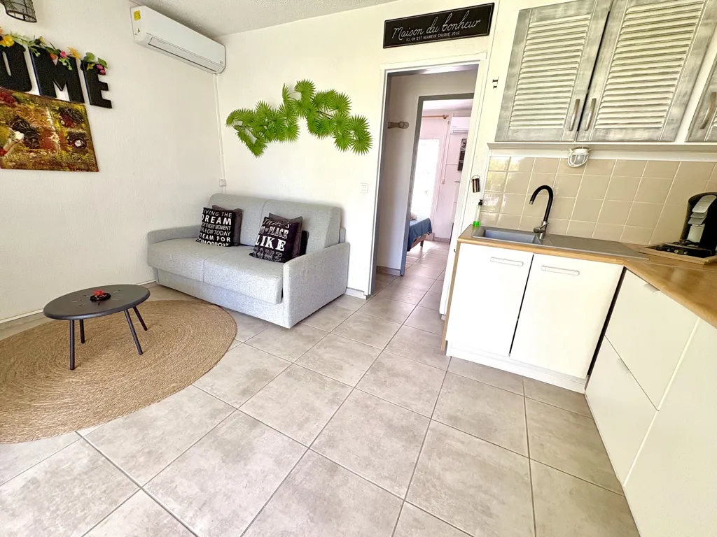 Séjour - Appartement meublé avec terrasses à Saint-François