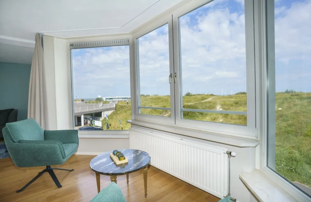 Séjour - Modernised Apartment with Sea View in Cadzand