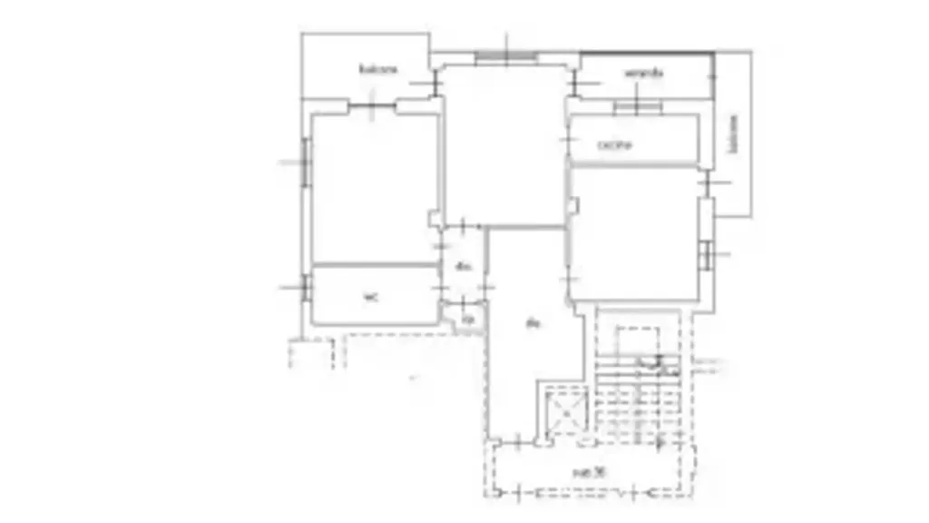 Planimetria - Apartment with Balcony in Boves Centre