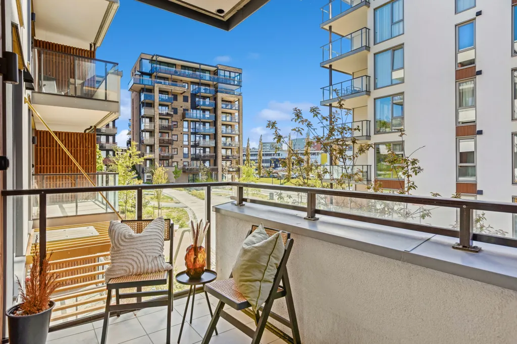 Rõdu - Modern Flat with Balcony in Øvre Nyhavna
