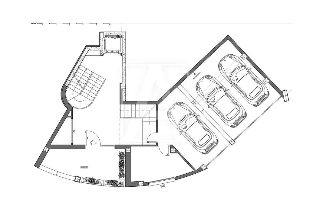 Planimetria - Contemporary Villa with Pool in Altea