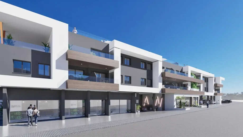 New Build Apartment with Rooftop Pool in Benijófar