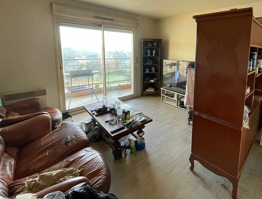 Séjour - Appartement 3 Pièces avec Balcon à Tréguier