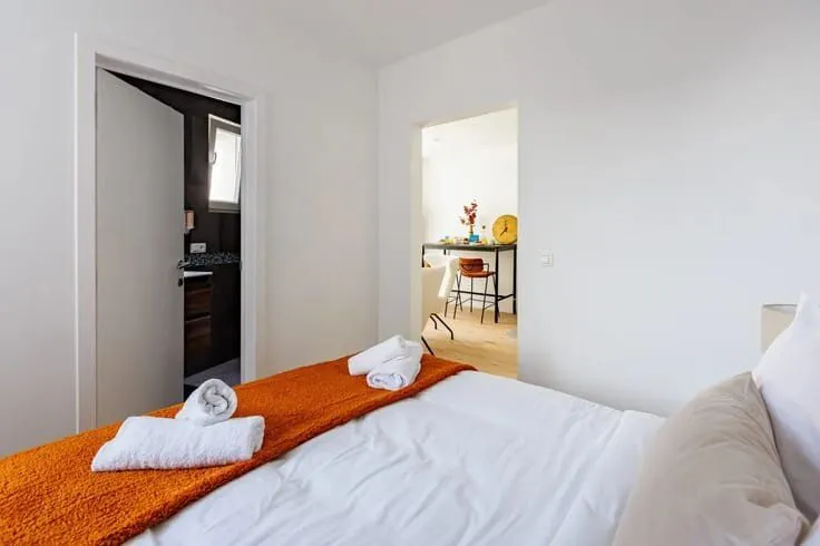 Chambres - Appartement 1BR avec Rendement Immédiat au Centre de Bruxelles