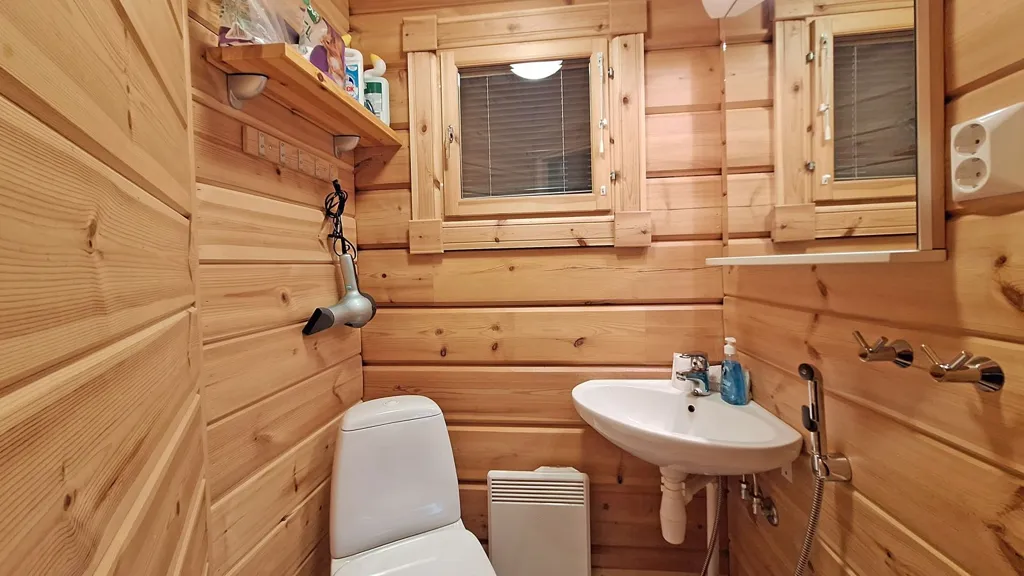 Salles de bain - Fractional Ownership Apartment with Ski Trail Access in Levi