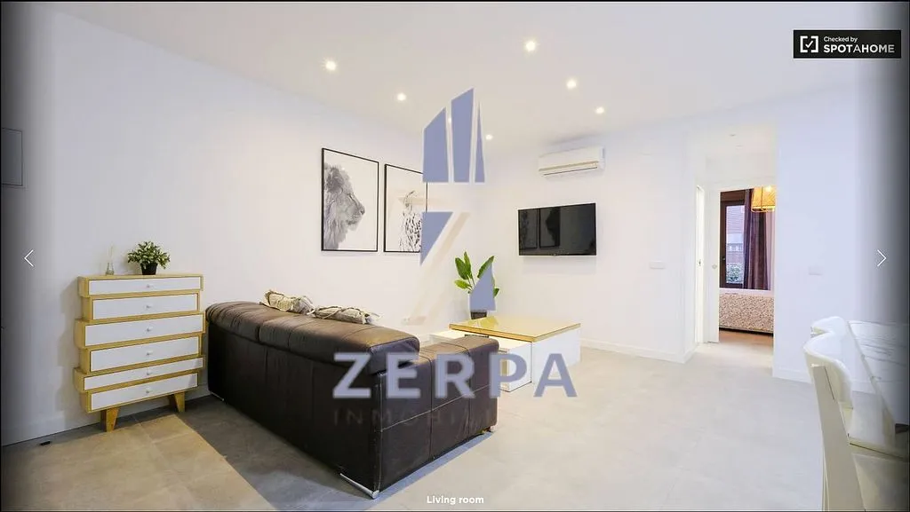 Séjour - Modern Flat with Balcony in Malasaña