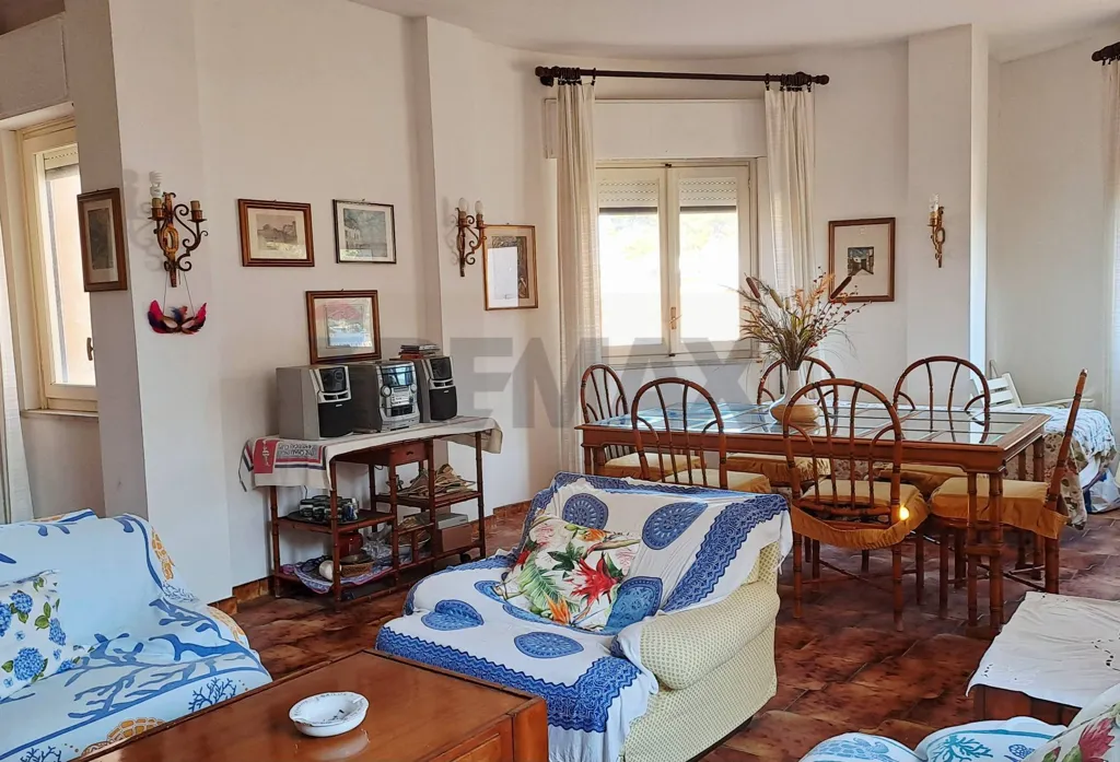 Living Room - Apartment with Sea View in Mondello