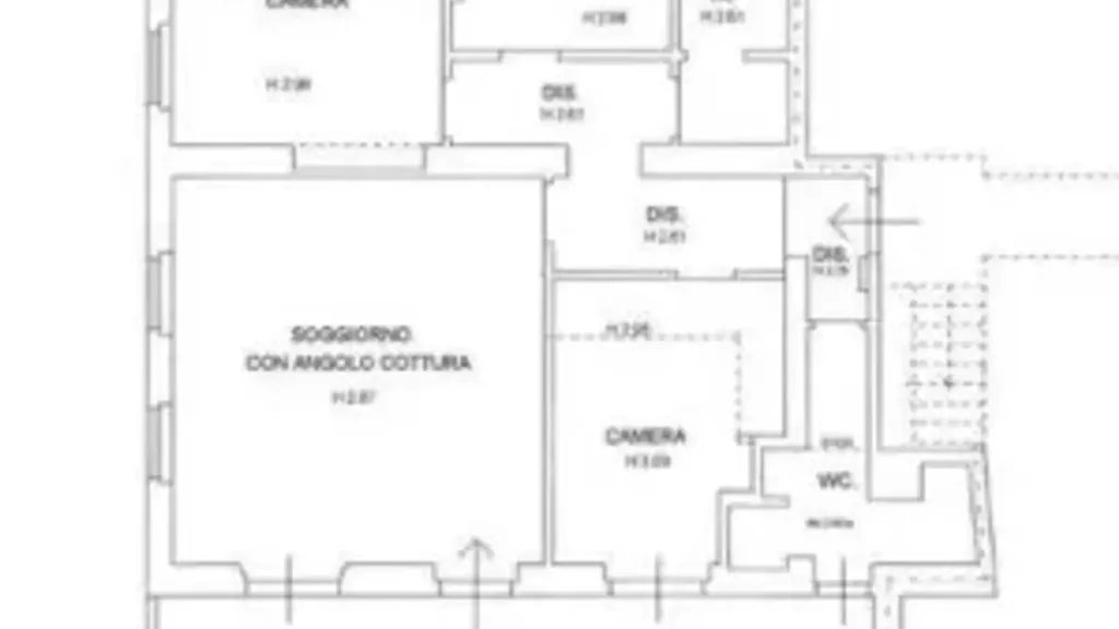 Plaan - Apartment with Private Resede in San Gaggio