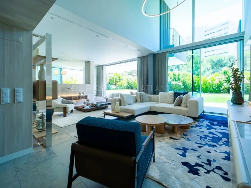 Living Room - Luxury Duplex with Pool in Cascais