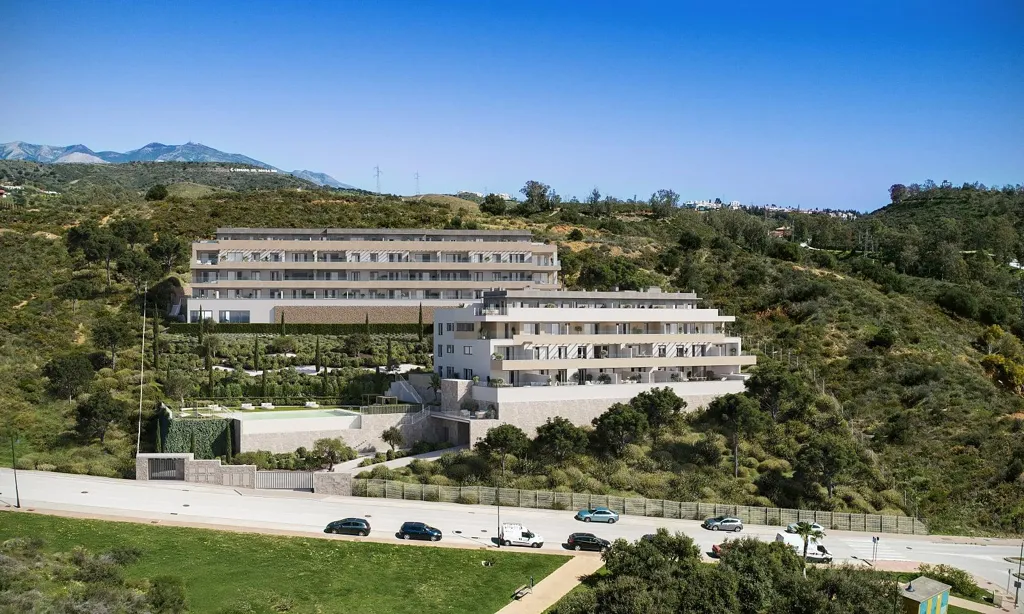 Vue aérienne - Apartment with Sea Views in La Cala de Mijas