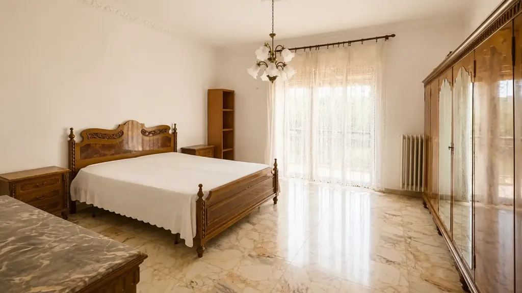Bedrooms - Spacious Apartment with Private Garden in Druento
